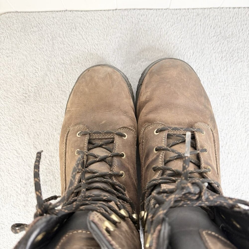Danner Caliper 8” Work Boots Brown Leather Soft Toe Waterproof Mens 12 EE Wide - Picture 7 of 15